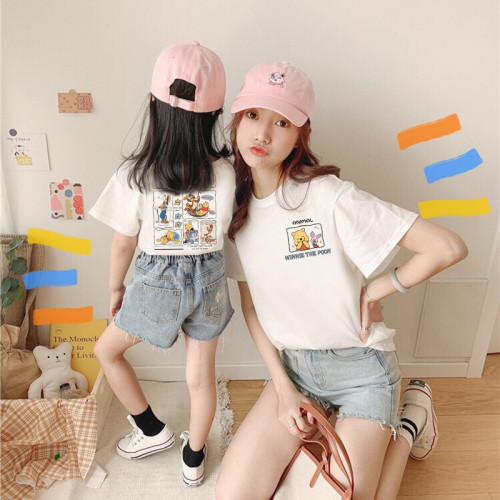 特別的親子裝一家三口母子母女裝夏裝上衣女潮2025年新款短袖t恤