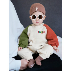 親子衛衣一家三口四口秋冬母女母子炸街嬰兒周嵗百天拍照男女童裝