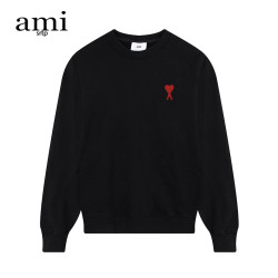 官方AMI SRTP兒童衛衣親子裝2025春秋季新款男女童裝長袖寬松上衣