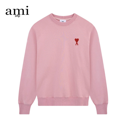 官方AMI SRTP兒童衛衣親子裝2025春秋季新款男女童裝長袖寬松上衣 官方AMI SRTP兒童衛衣親子裝2025春秋季新款男女童裝長袖寬松上衣