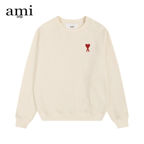 官方AMI SRTP兒童衛衣親子裝2025春秋季新款男女童裝長袖寬松上衣 官方AMI SRTP兒童衛衣親子裝2025春秋季新款男女童裝長袖寬松上衣