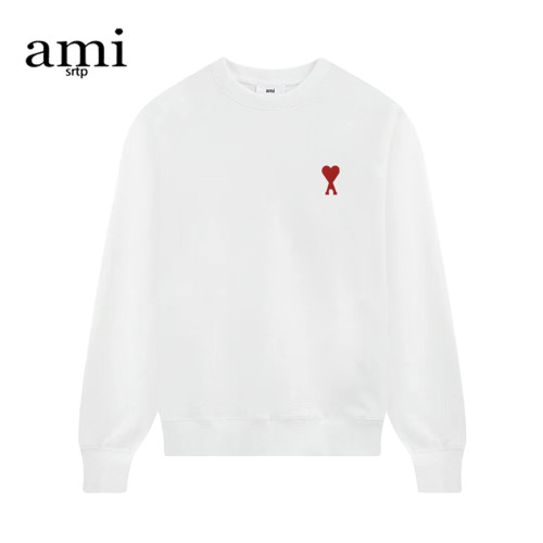 官方AMI SRTP兒童衛衣親子裝2025春秋季新款男女童裝長袖寬松上衣 官方AMI SRTP兒童衛衣親子裝2025春秋季新款男女童裝長袖寬松上衣