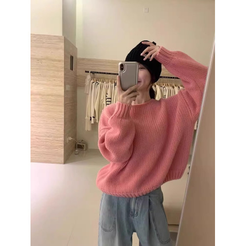 新款復古聖誕綠色一字領羊毛毛衣針織衫女韓系短款減齡上衣打底衫