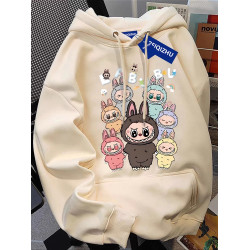 一家三口兒童親子裝連帽衛衣2025秋冬百搭寬松加厚加絨男女童上衣