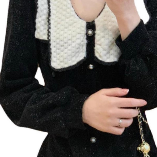 新年聖誕紅色娃娃領長袖連衣裙女裝小個子減齡打底短裙子2024新款 新年聖誕紅色娃娃領長袖連衣裙女裝小個子減齡打底短裙子2024新款