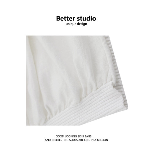 聖誕紅色針織衫女2024冬季新款設計感拼接抽皺外穿內搭修身上衣潮 聖誕紅色針織衫女2024冬季新款設計感拼接抽皺外穿內搭修身上衣潮