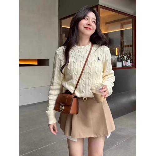 聖誕紅色毛衣女套頭麻花新年本命年圓領針織衫上衣打底衫內搭秋冬 聖誕紅色毛衣女套頭麻花新年本命年圓領針織衫上衣打底衫內搭秋冬