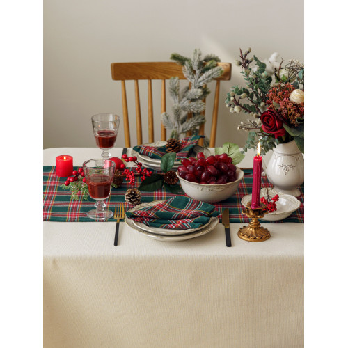 復古聖誕家庭家居氛圍餐廳桌旗墊桌布美式鄕村茶幾派對聚會餐具墊 復古聖誕家庭家居氛圍餐廳桌旗墊桌布美式鄕村茶幾派對聚會餐具墊