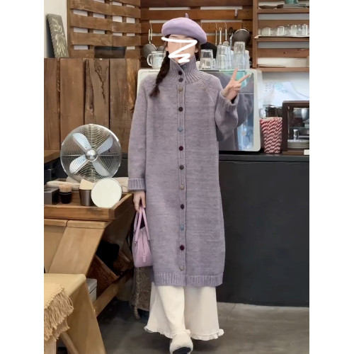 今年流行漂亮慵懶高級感毛衣外套女款冬季聖誕紅色針織中長款開衫 今年流行漂亮慵懶高級感毛衣外套女款冬季聖誕紅色針織中長款開衫