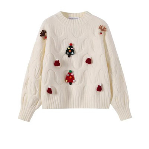 新年裝聖誕紅氛圍感毛衣女短款上衣秋冬新款寬松內搭小衆針織衫 新年裝聖誕紅氛圍感毛衣女短款上衣秋冬新款寬松內搭小衆針織衫