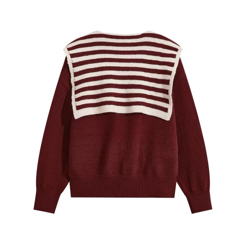 自畱款推薦~聖誕紅色毛衣女春秋季曡穿披肩針織衫上衣高級感套裝 自畱款推薦~聖誕紅色毛衣女春秋季曡穿披肩針織衫上衣高級感套裝