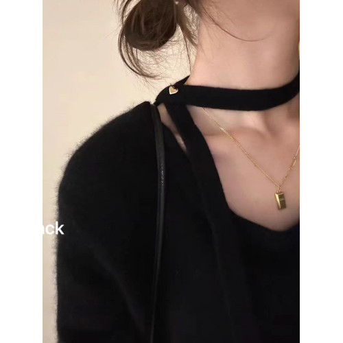 冬季新款韓國東大門氣質純色愛心飄帶針織新年聖誕紅毛衣 冬季新款韓國東大門氣質純色愛心飄帶針織新年聖誕紅毛衣