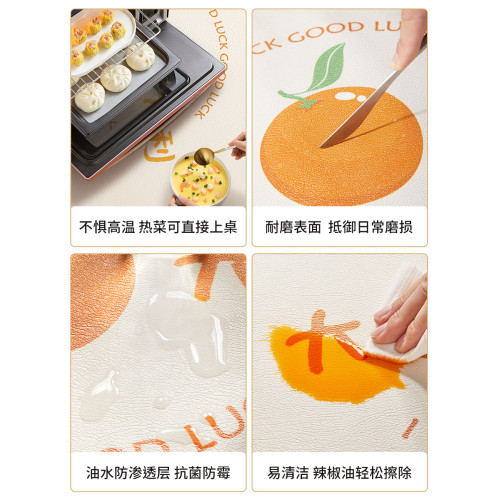 聖誕餐墊防水防油餐桌墊卡通節日氛圍感桌布防燙耐高溫皮革隔熱墊 聖誕餐墊防水防油餐桌墊卡通節日氛圍感桌布防燙耐高溫皮革隔熱墊