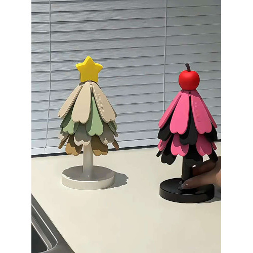 聖誕樹隔熱餐桌墊餐桌矽膠桌墊防燙耐高溫2025新款鍋墊杯墊擺件 聖誕樹隔熱餐桌墊餐桌矽膠桌墊防燙耐高溫2025新款鍋墊杯墊擺件