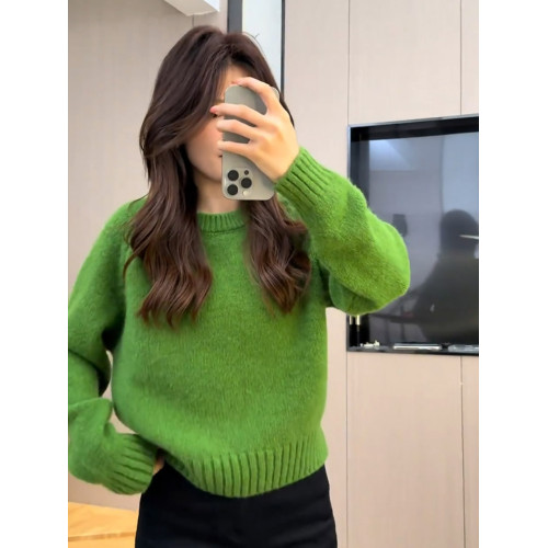 新年聖誕紅色短款氛圍感針織毛衣2025年冬季新款秋冬爆款上衣女裝