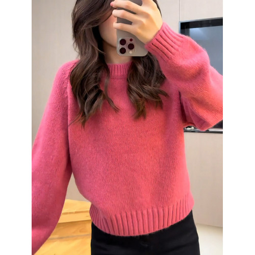 新年聖誕紅色短款氛圍感針織毛衣2025年冬季新款秋冬爆款上衣女裝