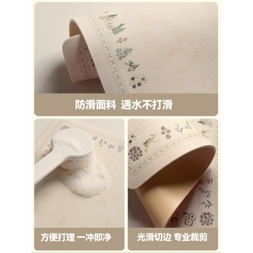 法式浪漫冬日花園聖誕吸水墊碗盤瀝水墊咖啡機龍頭吧台乾燥筷墊子 法式浪漫冬日花園聖誕吸水墊碗盤瀝水墊咖啡機龍頭吧台乾燥筷墊子
