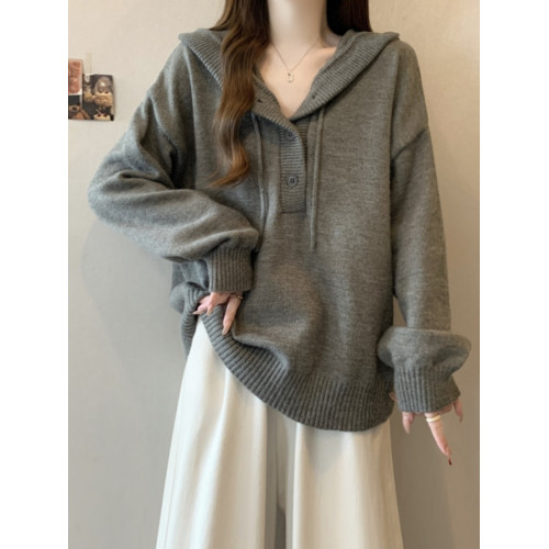 新年聖誕紅色加厚慵懶風連帽針織毛衣女大碼寬松顯瘦衛衣上衣外套 新年聖誕紅色加厚慵懶風連帽針織毛衣女大碼寬松顯瘦衛衣上衣外套