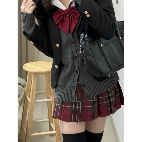 原創正版jk裙正版高腰半身裙女聖誕紅裙狗短校供感私立玄格裙套裝 原創正版jk裙正版高腰半身裙女聖誕紅裙狗短校供感私立玄格裙套裝