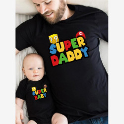 純棉美式親子裝一家三四口夏男女童短袖t恤全家母女裝兄妹不一樣