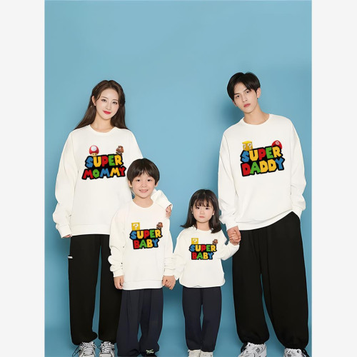 純棉美式親子裝一家三四口夏男女童短袖t恤全家母女裝兄妹不一樣 純棉美式親子裝一家三四口夏男女童短袖t恤全家母女裝兄妹不一樣