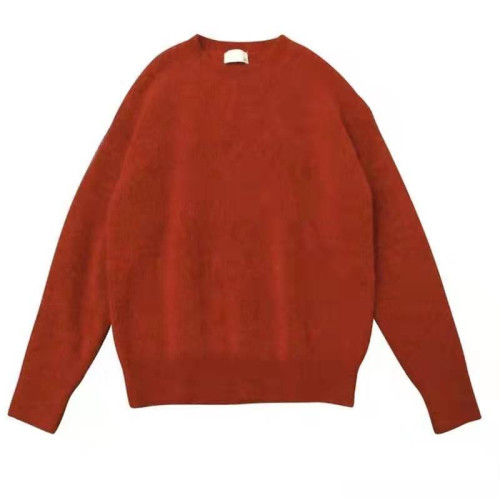 2022秋冬慵懶風爛番茄聖誕紅色毛衣女外穿寬松圓領套頭針織衫上衣 2022秋冬慵懶風爛番茄聖誕紅色毛衣女外穿寬松圓領套頭針織衫上衣