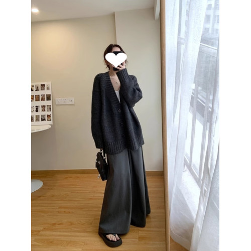 2025聖誕紅色大毛衣外套女加厚慵懶風中長款針織開衫寬松大碼外搭 2025聖誕紅色大毛衣外套女加厚慵懶風中長款針織開衫寬松大碼外搭