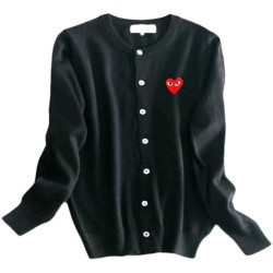 潮牌親子裝一家三口毛衣開衫秋冬新款母女裝母子裝羊毛衫外套