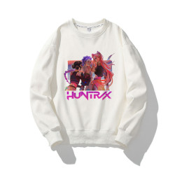 獵魔女團KPop Demon Hunters印花薄款長袖衛衣男女兒童韓風親子裝