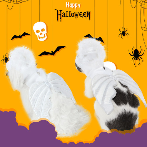 doglemi寵物萬聖節聖誕節天使變身裝節日搞怪裝扮 小狗貓咪通用 doglemi寵物萬聖節聖誕節天使變身裝節日搞怪裝扮 小狗貓咪通用