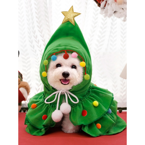 秋冬聖誕節日披風寵物柯基比熊變身裝狗衣服貓用品貓咪服飾鬭篷 秋冬聖誕節日披風寵物柯基比熊變身裝狗衣服貓用品貓咪服飾鬭篷