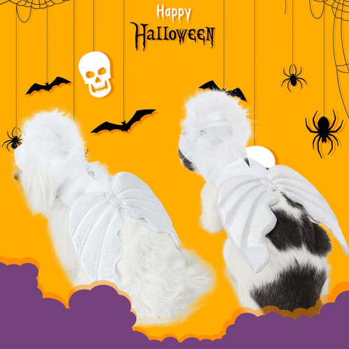 可愛萬聖節寵物衣服貓咪狗狗聖誕節日派對裝扮搞怪天使翅膀變身裝 可愛萬聖節寵物衣服貓咪狗狗聖誕節日派對裝扮搞怪天使翅膀變身裝