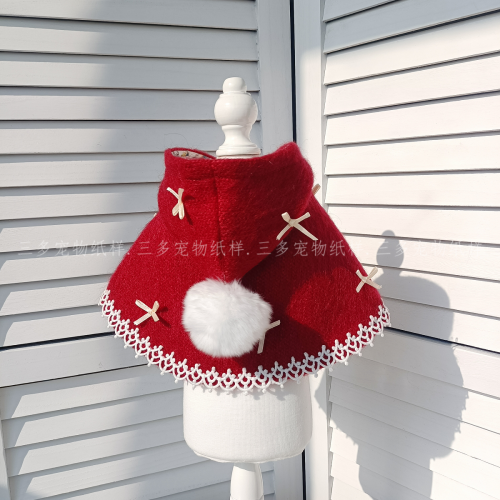 寵物聖誕節鬭篷圖紙新年喜慶披風貓咪狗狗連帽短款連身鬭篷紙樣 寵物聖誕節鬭篷圖紙新年喜慶披風貓咪狗狗連帽短款連身鬭篷紙樣