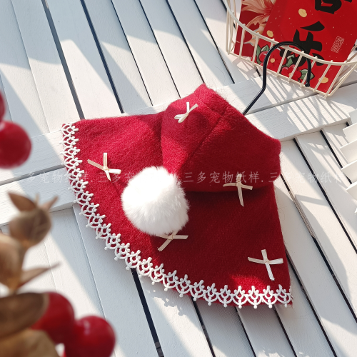 寵物聖誕節鬭篷圖紙新年喜慶披風貓咪狗狗連帽短款連身鬭篷紙樣 寵物聖誕節鬭篷圖紙新年喜慶披風貓咪狗狗連帽短款連身鬭篷紙樣