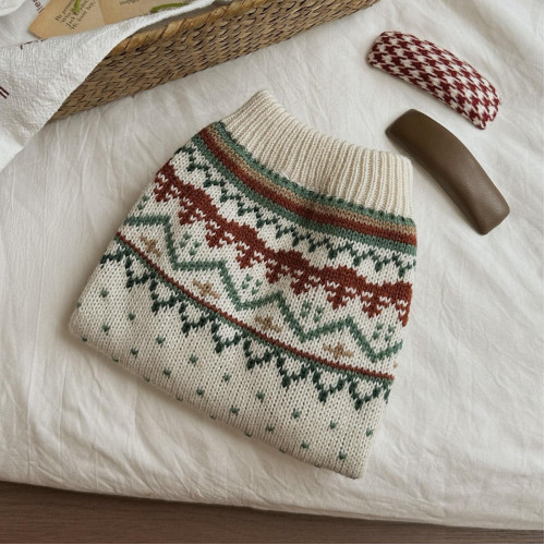 復古寵物狗狗貓咪秋冬衣服保暖毛衣氣質聖誕節臘腸比熊馬爾濟斯