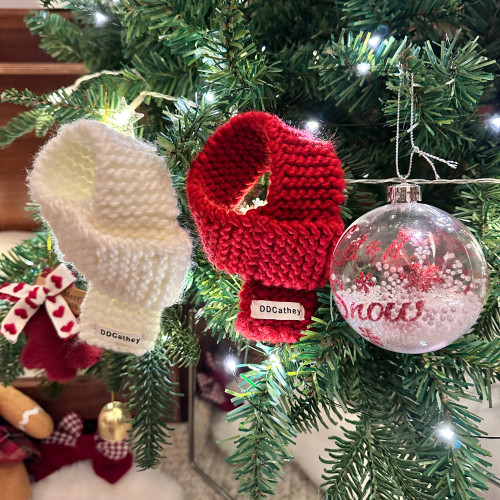 袋袋貓 彩色粗線冰島毛手工寵物圍巾 小型狗狗聖誕節新年圍巾圍脖 袋袋貓 彩色粗線冰島毛手工寵物圍巾 小型狗狗聖誕節新年圍巾圍脖