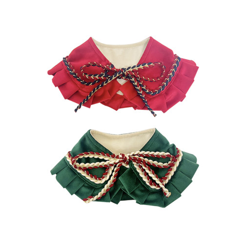 貓咪圍兜狗狗聖誕節圍脖絲絨新年寵物雙面口水巾柴犬過年裝飾品 貓咪圍兜狗狗聖誕節圍脖絲絨新年寵物雙面口水巾柴犬過年裝飾品