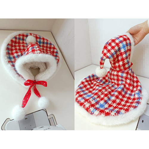 寵物聖誕節狗狗泰迪披風紙樣貓咪長款鬭篷衣服生日派對裝飾模版 寵物聖誕節狗狗泰迪披風紙樣貓咪長款鬭篷衣服生日派對裝飾模版