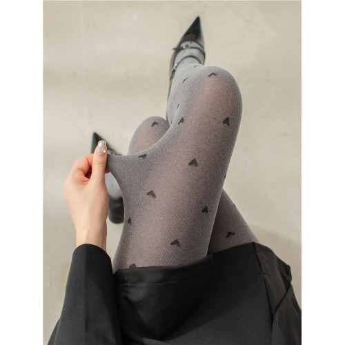 灰色波點絲襪春秋格雷系穿搭打底襪子miu系薄款微透肉秋冬打底褲 灰色波點絲襪春秋格雷系穿搭打底襪子miu系薄款微透肉秋冬打底褲