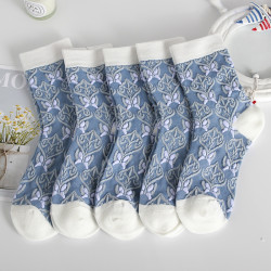 復古襪子女中筒秋冬季香薰透氣長襪ins潮韓版純棉可愛日系女士襪