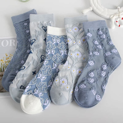 復古襪子女中筒秋冬季香薰透氣長襪ins潮韓版純棉可愛日系女士襪 復古襪子女中筒秋冬季香薰透氣長襪ins潮韓版純棉可愛日系女士襪