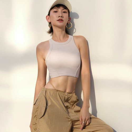 洋白菜運動內衣女防震高強度瑜珈服一體式健身文胸外穿跑步背心 洋白菜運動內衣女防震高強度瑜珈服一體式健身文胸外穿跑步背心
