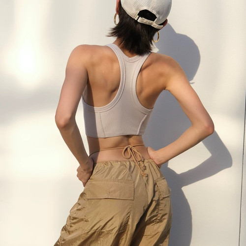 洋白菜運動內衣女防震高強度瑜珈服一體式健身文胸外穿跑步背心 洋白菜運動內衣女防震高強度瑜珈服一體式健身文胸外穿跑步背心