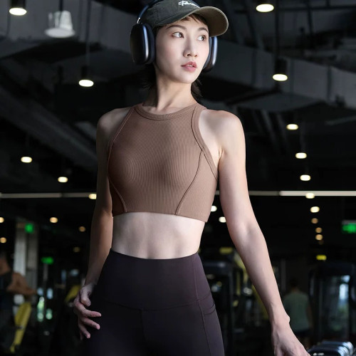 洋白菜運動內衣女防震高強度瑜珈服一體式健身文胸外穿跑步背心 洋白菜運動內衣女防震高強度瑜珈服一體式健身文胸外穿跑步背心