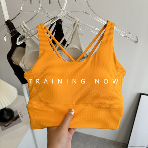 一體式運動內衣女瑜珈美背性感文胸跑步防震聚攏專業健身速乾背心 一體式運動內衣女瑜珈美背性感文胸跑步防震聚攏專業健身速乾背心