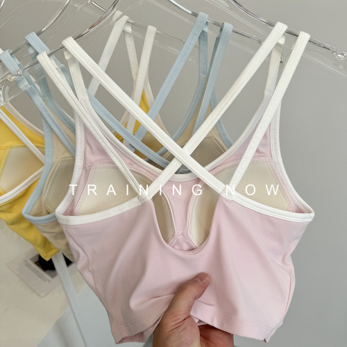 運動內衣女防震跑步美背性感瑜珈背心訓練專業健身服文胸夏季外穿 運動內衣女防震跑步美背性感瑜珈背心訓練專業健身服文胸夏季外穿