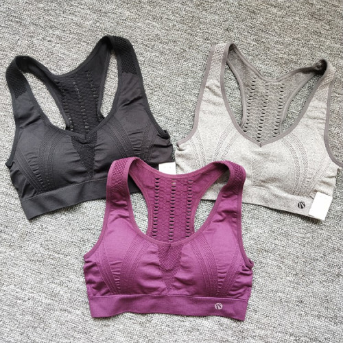 出口單 擼鐵運動文胸速乾鏤空款內衣跑步健身衣瑜珈吸汗透氣 出口單 擼鐵運動文胸速乾鏤空款內衣跑步健身衣瑜珈吸汗透氣