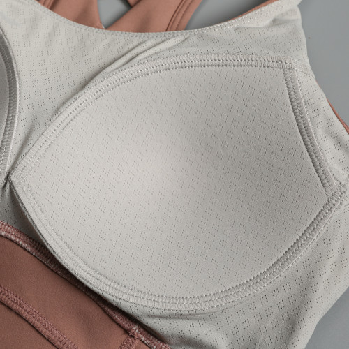 運動文胸女美背性感瑜珈服背心一體式跑步防震外穿健身內衣bra 運動文胸女美背性感瑜珈服背心一體式跑步防震外穿健身內衣bra