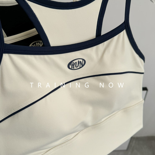 運動文胸女夏季一體式健身性感美背瑜珈服防震聚攏跑步細肩帶背心 運動文胸女夏季一體式健身性感美背瑜珈服防震聚攏跑步細肩帶背心