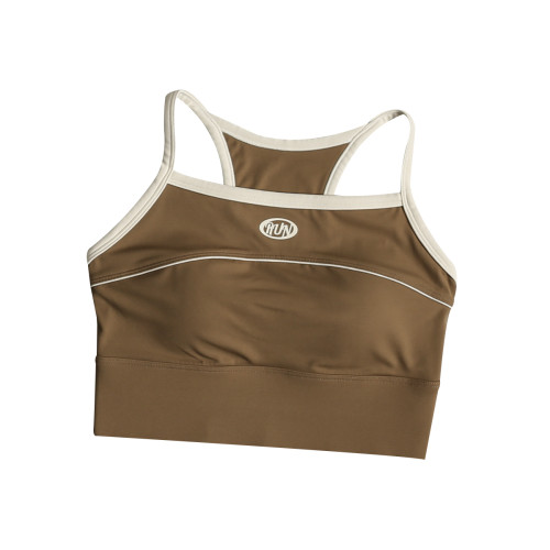 運動文胸女夏季一體式健身性感美背瑜珈服防震聚攏跑步細肩帶背心 運動文胸女夏季一體式健身性感美背瑜珈服防震聚攏跑步細肩帶背心